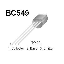 Transistor BC549 100mA 30V