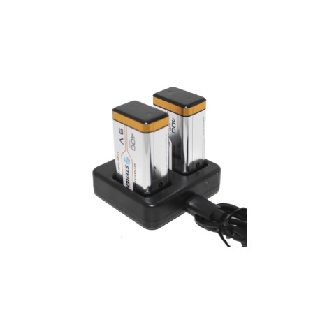 Cargador para pilas Li-ión 9V