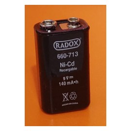 Pila recargable Ni-Cd 9V...