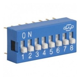 DIP SWITCH 10 POSICIONES AZUL