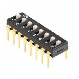 DIP SWITCH 10 POSICIONES NEGRO