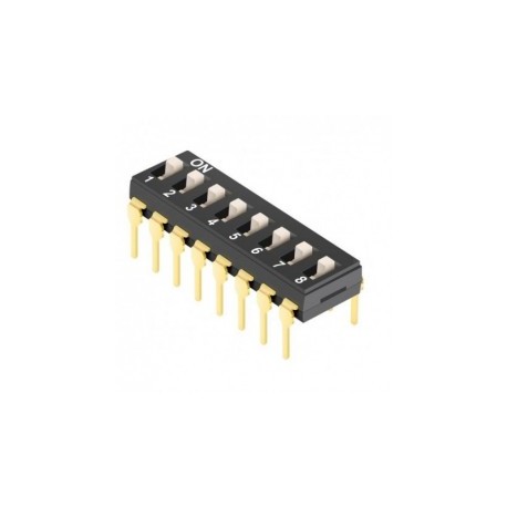 DIP SWITCH 10 POSICIONES NEGRO