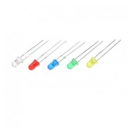 Led Opaco  3mm ( Azul,Rojo,...