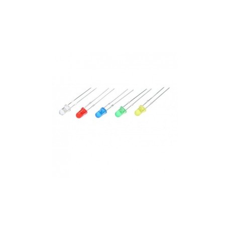 Led Opaco  3mm ( Azul,Rojo,...